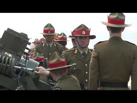 100-Gun Salute supporting the Armistice Centenary National Ceremony 