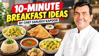 5 Breakfast Recipes In 10 Minutes Quick Easy Breakfast Ideas By Chef
