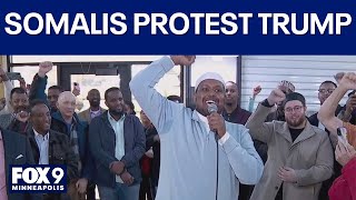 Somali community protests President Trump's TPS proposal