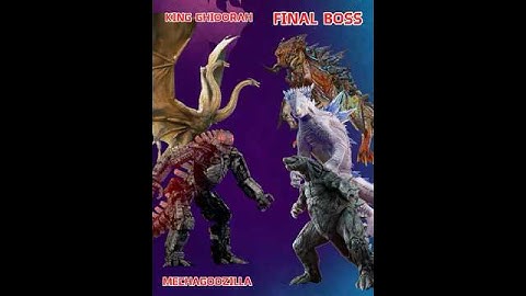King Ghidorah & MechaGodzilla VS Godzilla Earth, Mega Kaiju, Shimo (Strongest Monster) #godzilla