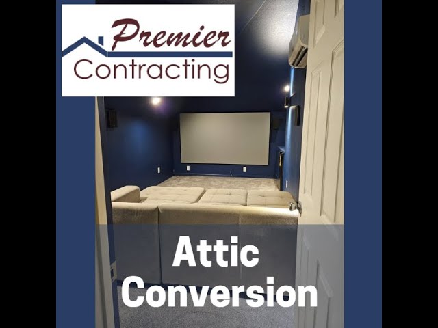 Attic Conversion by Premier Contracting of Highland Village