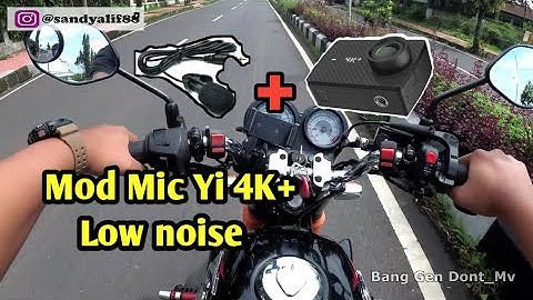 Suara Mod Mic External Xiaomi Yi4k+  Yi 4k Plus | Motovlogger Ngapak