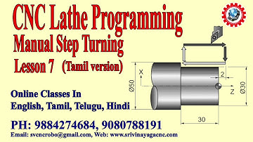 Cnc Turning Programming Tamil - Cnc Turning Programming Tutorial - Cnc Turning Machine Working Video