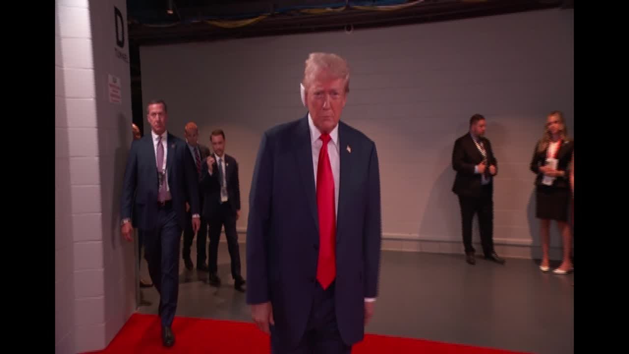 Former President Donald Trump makes first public appearance since ...