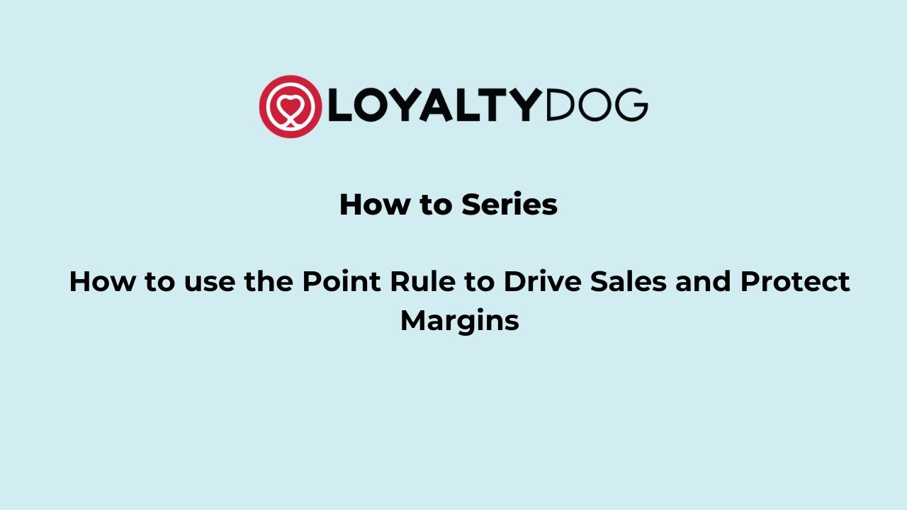 Point Rule How to use the Point Rule to Drive Sales and Protect Margins - YouTube