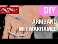 Armband mit Makramee Verschluss selber machen - Schmuck DIY Tutorial - NUENA HAMBURG