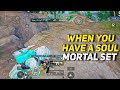 When You Have Soul Mortal Set 🥵 40 FPS MONTAGE | BGMI MONTAGE | FULL GYRO 😎