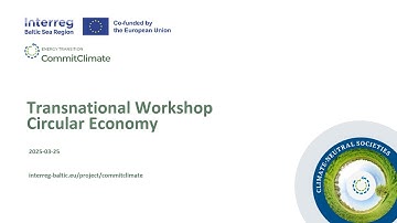 CommitClimate Transnational Workshop Circular Economy