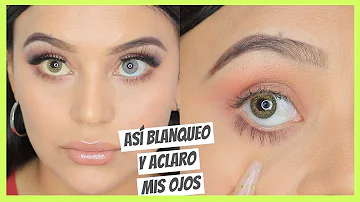 ¿Es posible tener los ojos blancos?