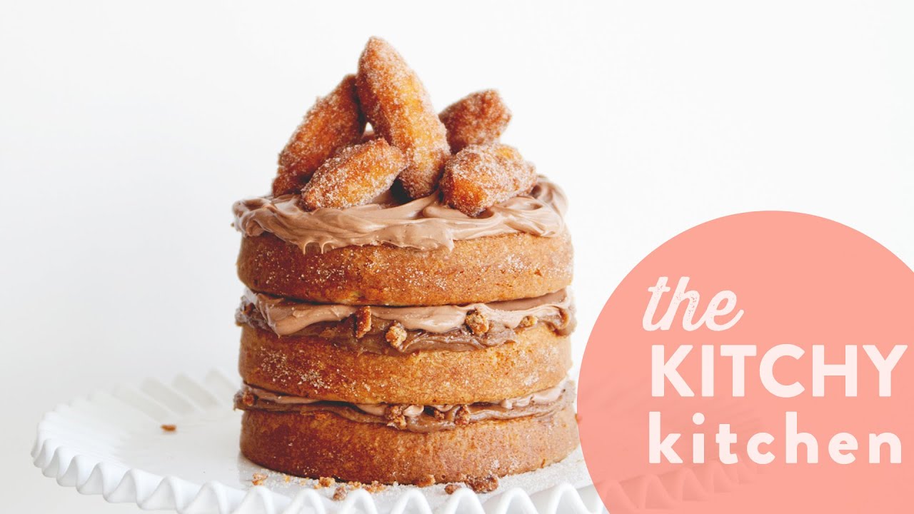 Churro Cake with Leslie from Large Marge // Living Deliciously