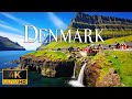 FLYING OVER DENMARK (4K Video UHD) - Peaceful Piano Music With Beautiful Nature Film For Relaxation