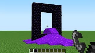 best way to make nether portal