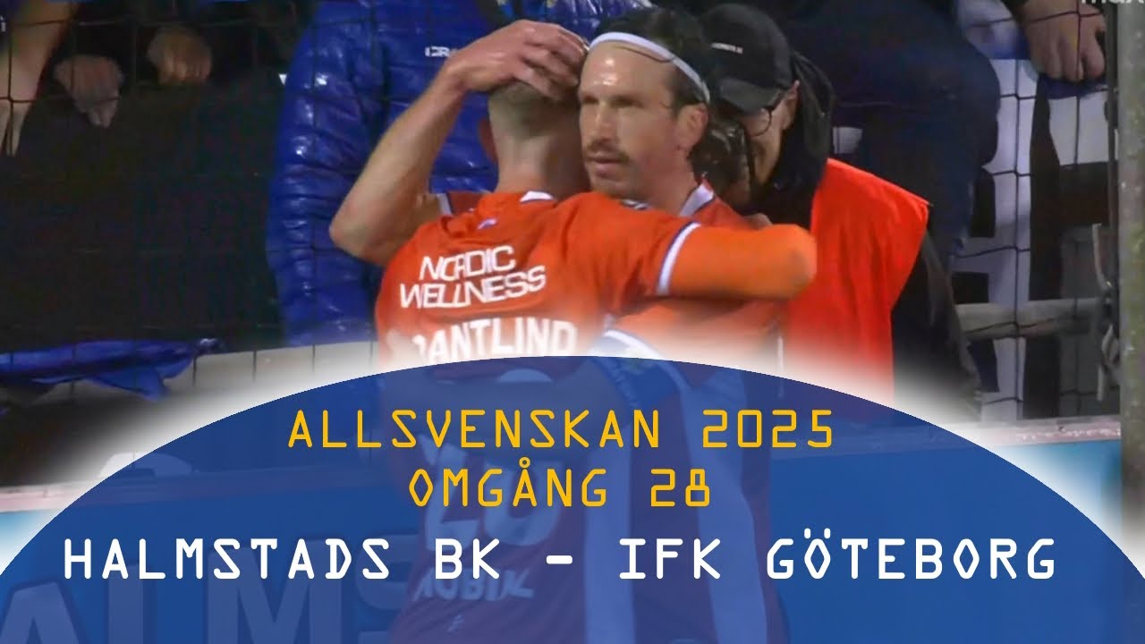 Allsvenskan 2025 - Omgång 28: Halmstads BK - IFK Göteborg