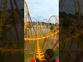 CRAZY inversions on this roller coaster at Parc Astérix ! #shorts #rollercoaster #pov #themepark