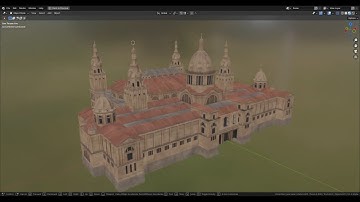 Timelapse: Low-Poly Palace - Game Asset (Blender 3.1)
