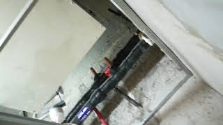 MEP work above false ceiling