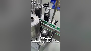 Vape Labeling SECRETS! 3600 Bottles/Hour Starwheel Labeler for Round E-Liquid Bottles#shorts