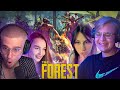 Пятёрка играет в The Forest ( mellsher, Cонечка, Мирочка ) | Нарезка стрима ФУГА TV