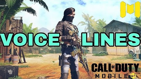 Rosa Agentr Voice Lines #15 Cod Mobile #codmvoicelines #codm #codmobile