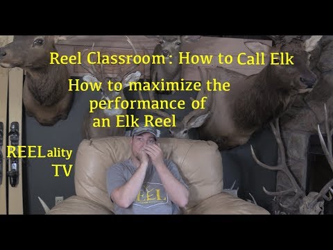How to play an Elk Reel elk call w Drew Rouse 