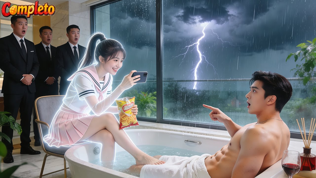 Chica Mágica Vuelve Invisible En Tormentas,Pero Al Espiar CEO Duchándose Descubre Que Solo Él La Ve!