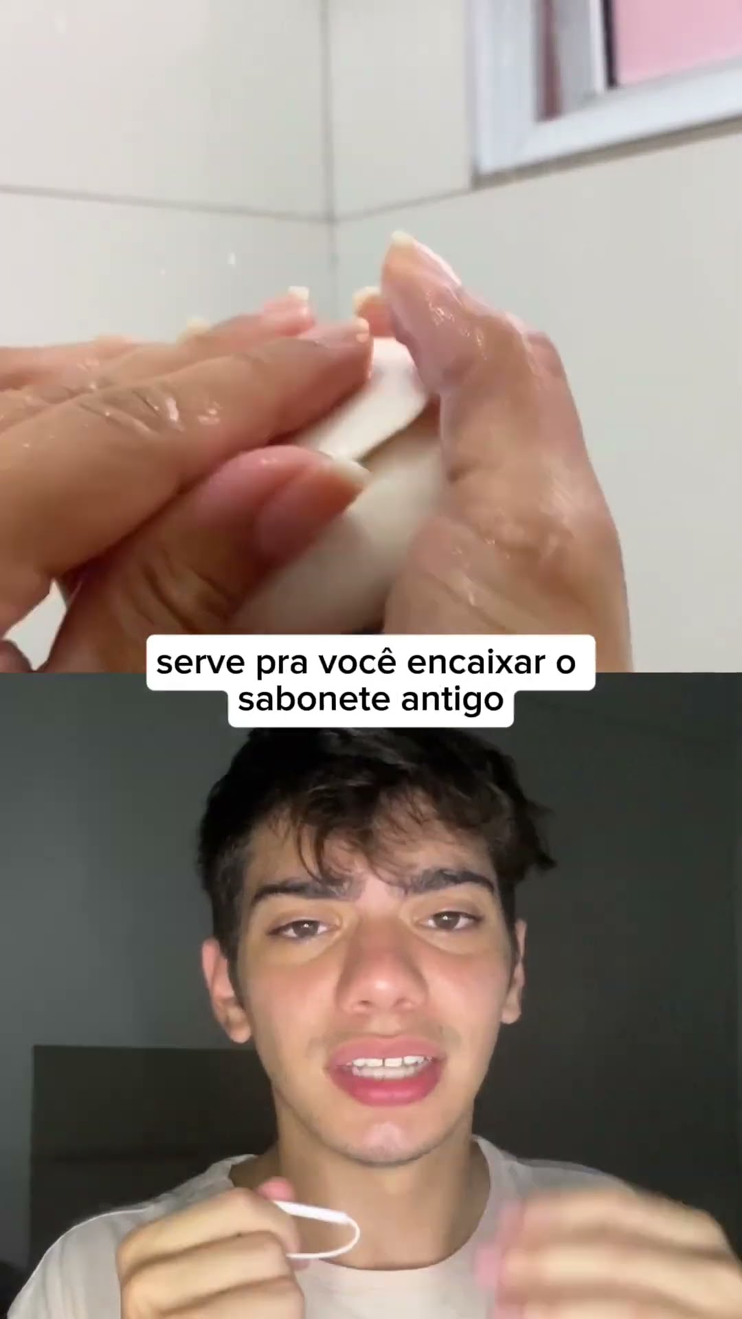 ? A parte de trás do sabonete Natura encaixa o antigo! Com quantos anos você descobriu isso?