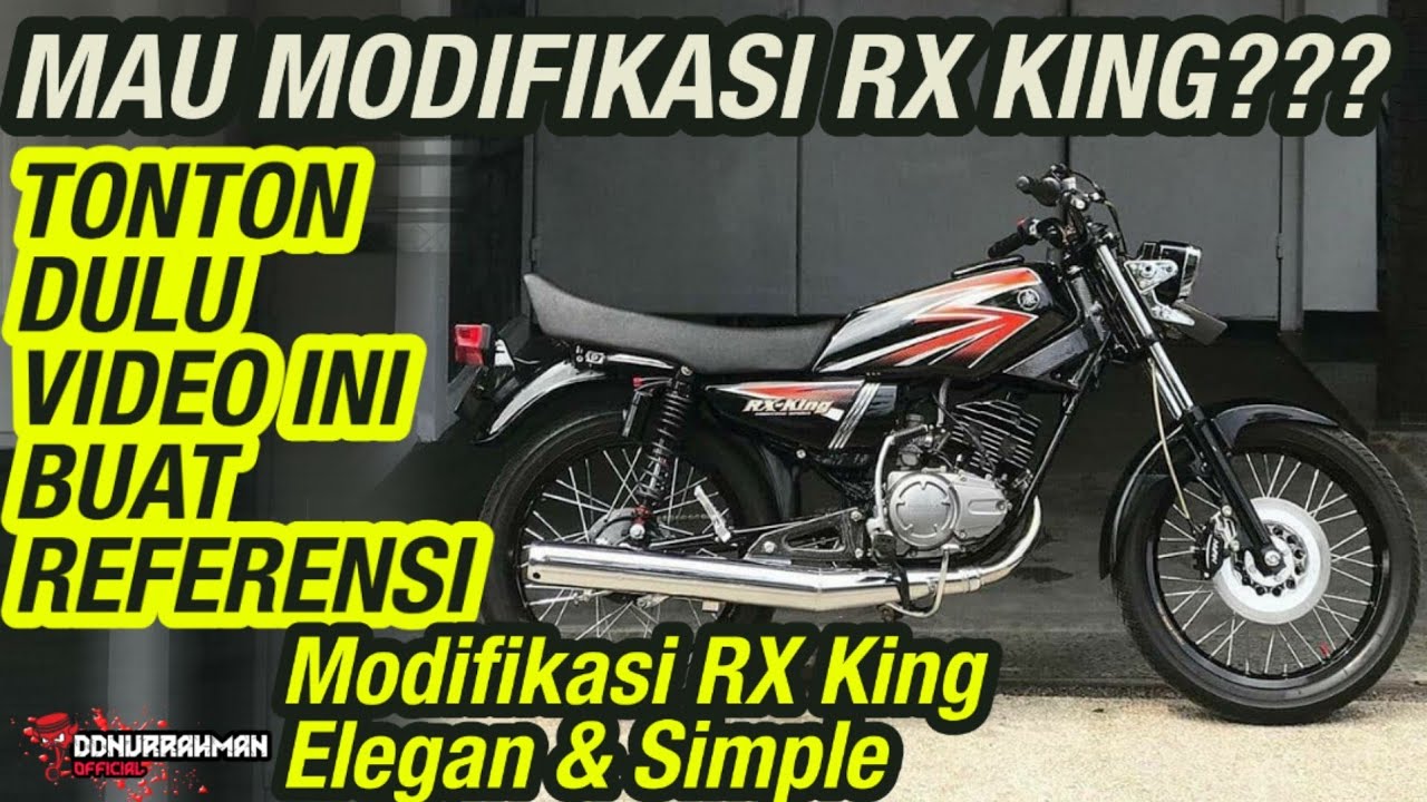 Modifikasi RX KING Terbaik SIMPLE Dan KEREN ABISS Terbaru 2020 YouTube