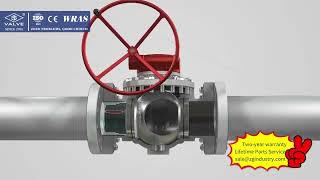 Top mounted ball valve