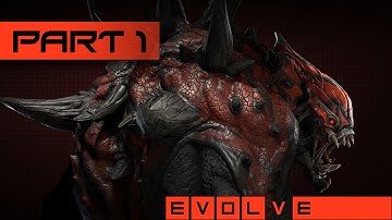 Evolve Gameplay Walkthrough Part 1 - A Close First Match (Savage Goliath)