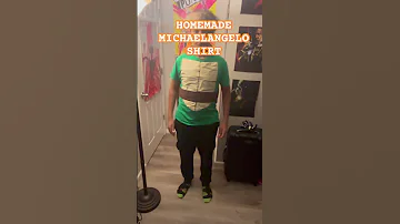 Michaelangelo Ninja Turtle Shirt DIY 