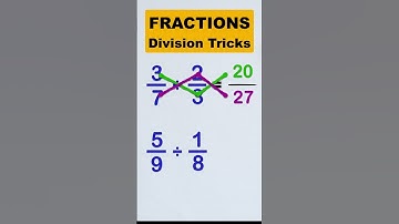 Fractions Trick | Fraction Division Trick | #shorts #fraction #fractions #maths