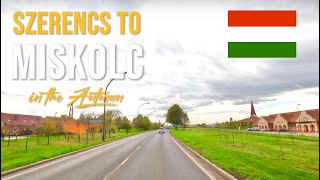 Driving in Hungary 🇭🇺 from Szerencs to Miskolc in November 2023.