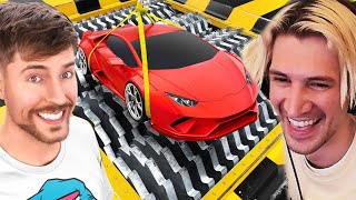 Lamborghini Vs Shredder | xQc Reacts to MrBeast