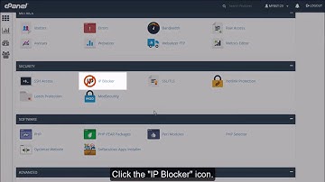 cPanel IP Blocker