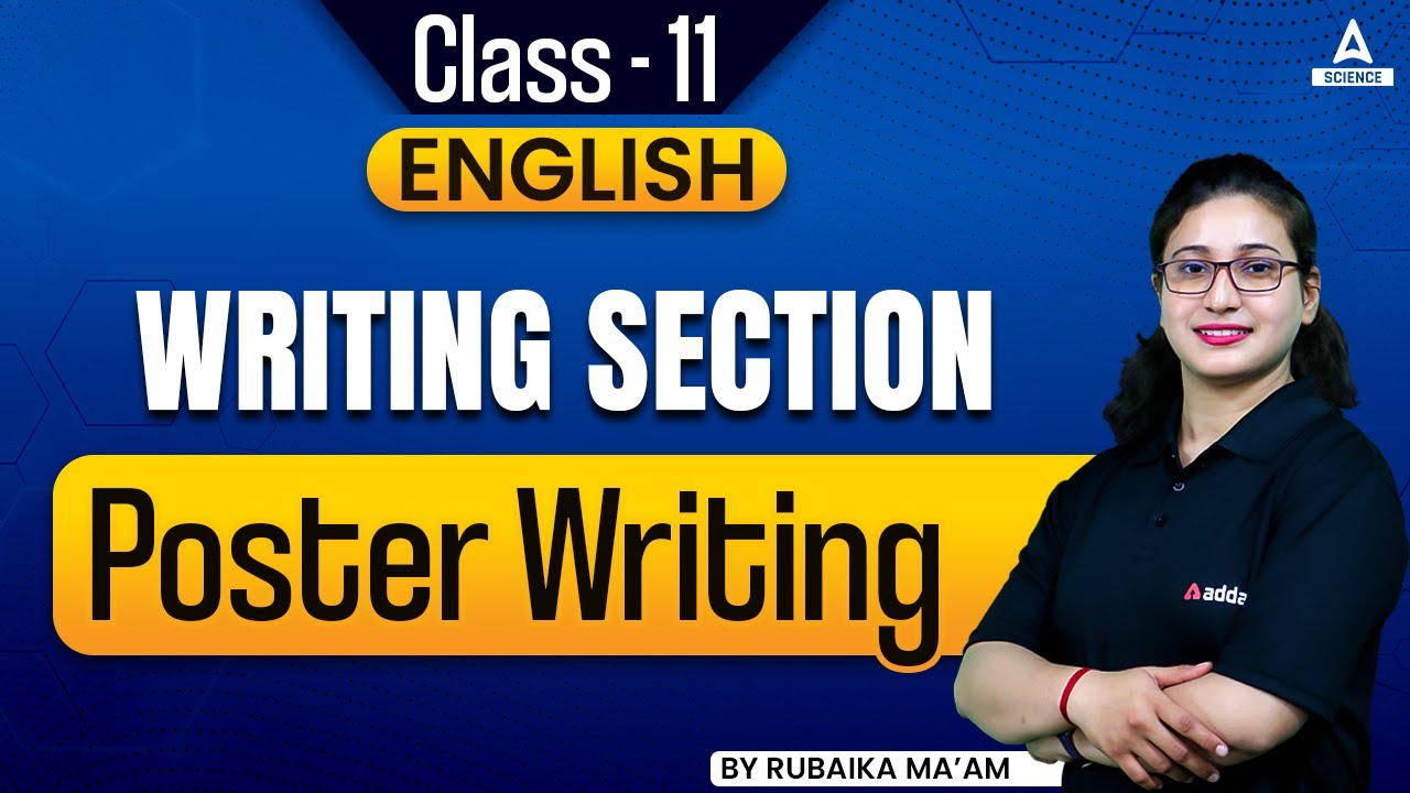 Poster Writing Class 11 Examples