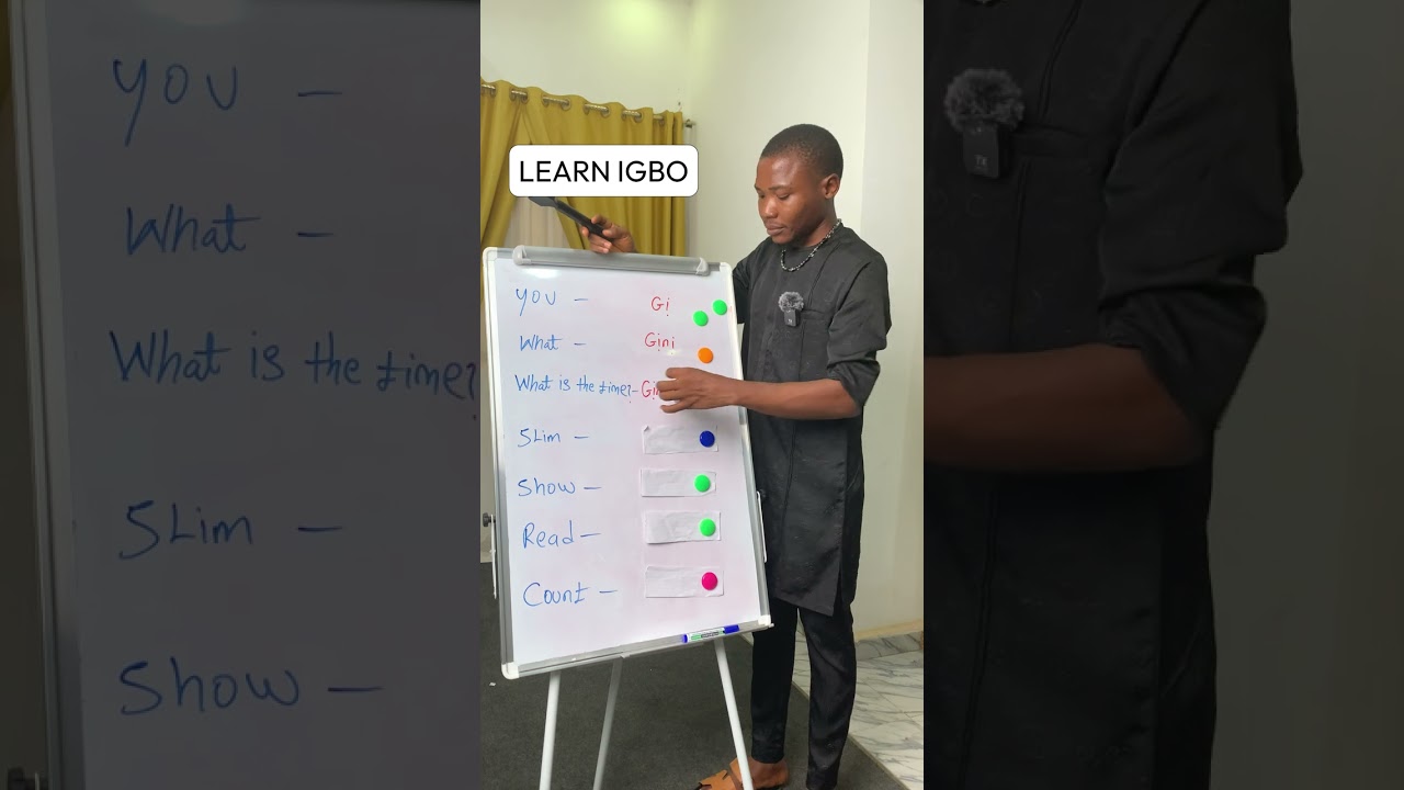 What is the time?… Igbo learning for beginners. #learnigbo #igbolanguage #igbo #learnenglish