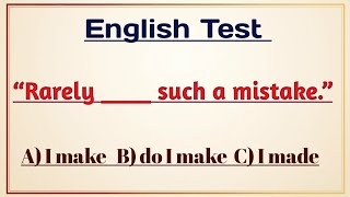 Mixed Advanced Grammar Test your English skills Test