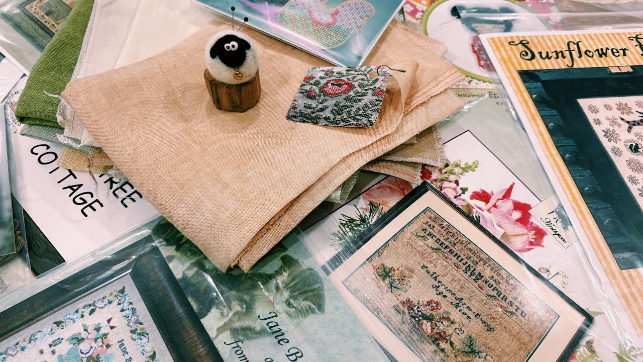 Вышивальные покупки: льны, сэмплеры и немного наборов