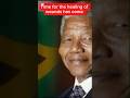 Nelson Mandela's Speech "The time for the healing of wounds has come" #bonganimenze #southafrica