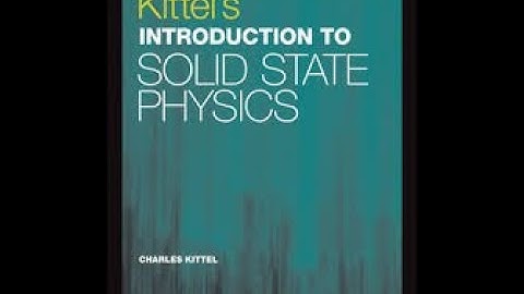 Introduction to solid state physics by Charles kittle solutions of problems: chapter 2