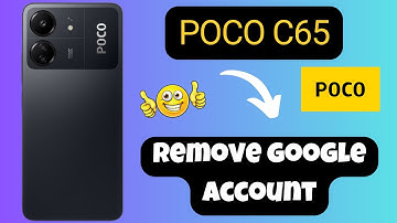 Remove google account POCO C65 || How to Remove google account || Google account settings
