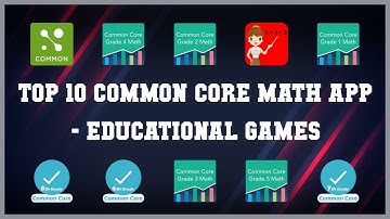 Top 10 Common Core Math App Android Games