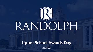 Randolph Upper School Awards 2022
