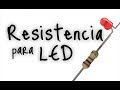 Cómo calcular resistencia para LEDs