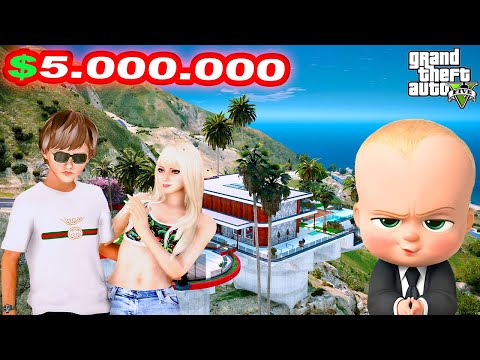 ATEŞ VE SOFYA BEBEK EMLAKTAN 5 MİLYON DOLARA EV SATIN ALIYOR! - GTA 5