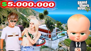 ATEŞ VE SOFYA BEBEK EMLAKTAN 5 MİLYON DOLARA EV SATIN ALIYOR! - GTA 5