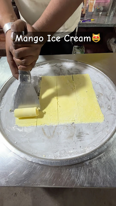 Live Mango Tawa Ice Cream😻 | Indian Street Food #shorts