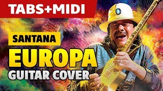 Download Lagu [Guitar Lessons] Santana – Europa (acoustic guitar cover). Easy guitar tabs. MP3