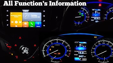 Nexa Baleno Dashboard All Function and Detailed Review.