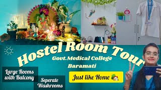 Hostel Room Tour | Govt.Medical College Baramati | Home away from home #gmcb #gmcbaramati #hostelife